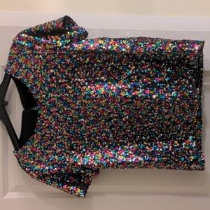 Modcloth sequin shirt